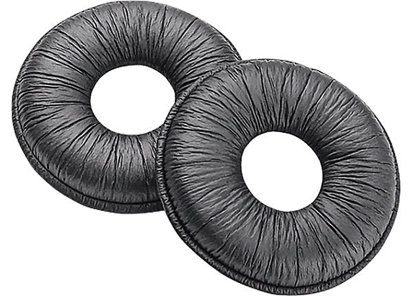 Plantronics Leatherette Doughnut Ear Cushion SupraPlus Black 2-Pack
